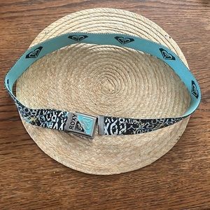Roxy 100% Cotton Y2K Graphic Print Reversible Belt Size Medium